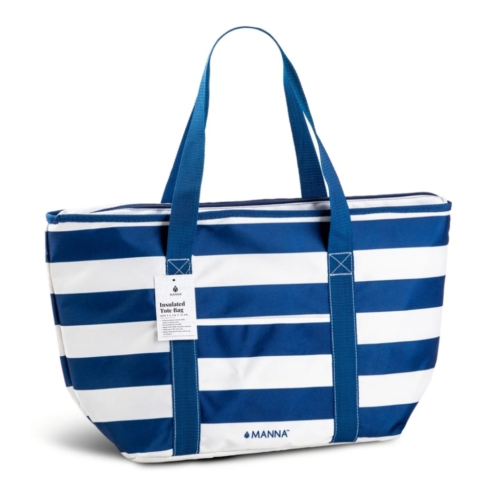 NWT Manna Hydration Nautical Cooler Tote
